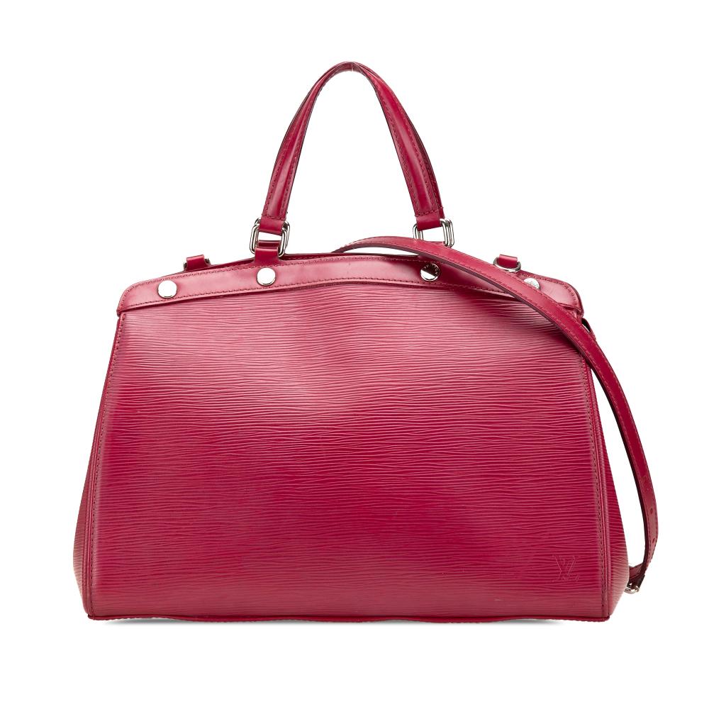 Louis Vuitton B Louis Vuitton Red Epi Leather Leather Epi Brea MM France