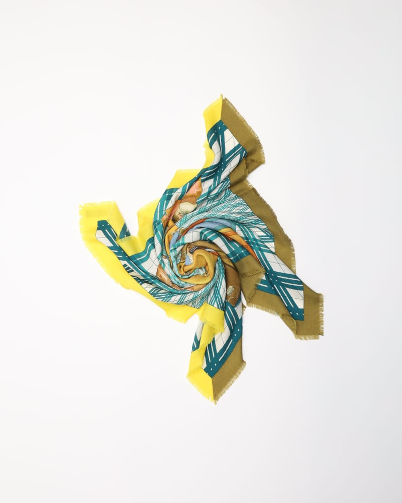 Hermès Cashmere Silk Scarf