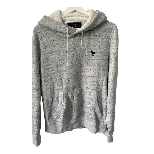 Abercrombie & Fitch Sweat à capuche gris