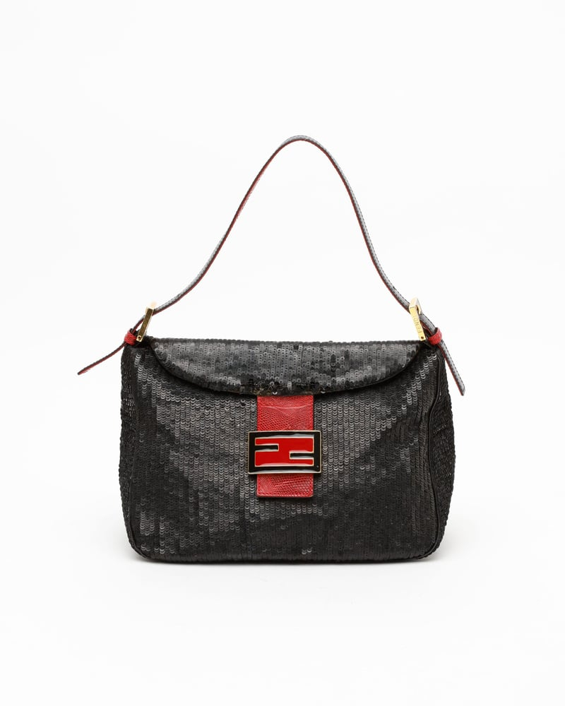 Fendi Sequin Baguette Bag