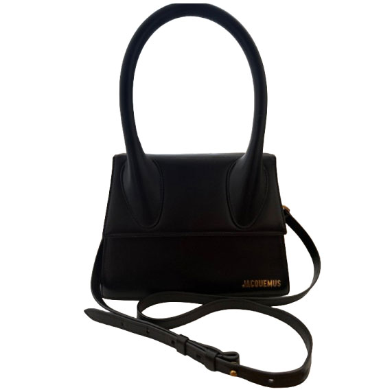 Jacquemus Le Chiquito Moyen sac à main en cuir lisse