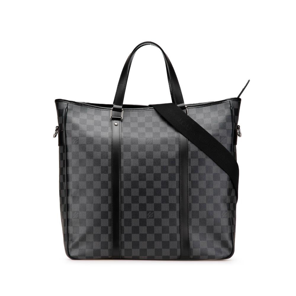 Louis Vuitton B Louis Vuitton Black Damier Canvas Canvas Damier Graphite Tadao PM France