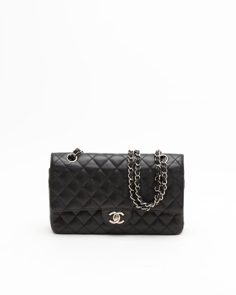 Chanel Classic Caviar Medium Double Flap Bag