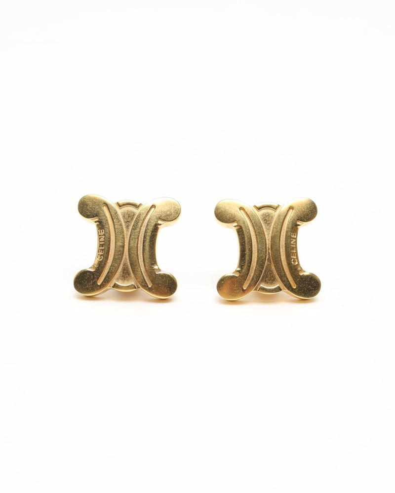 Celine Céline Macadam Clip-on Earrings
