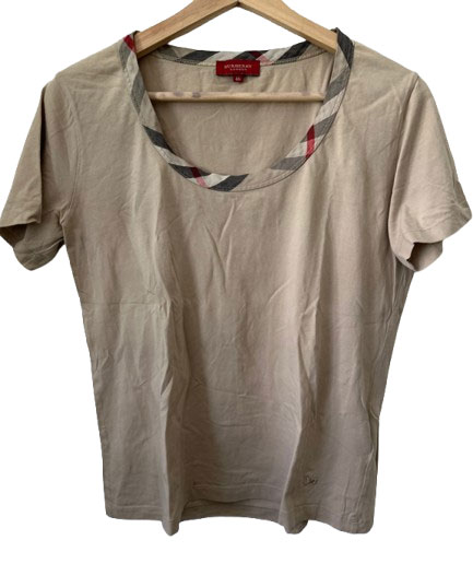 Burberry Short sleeve beige top