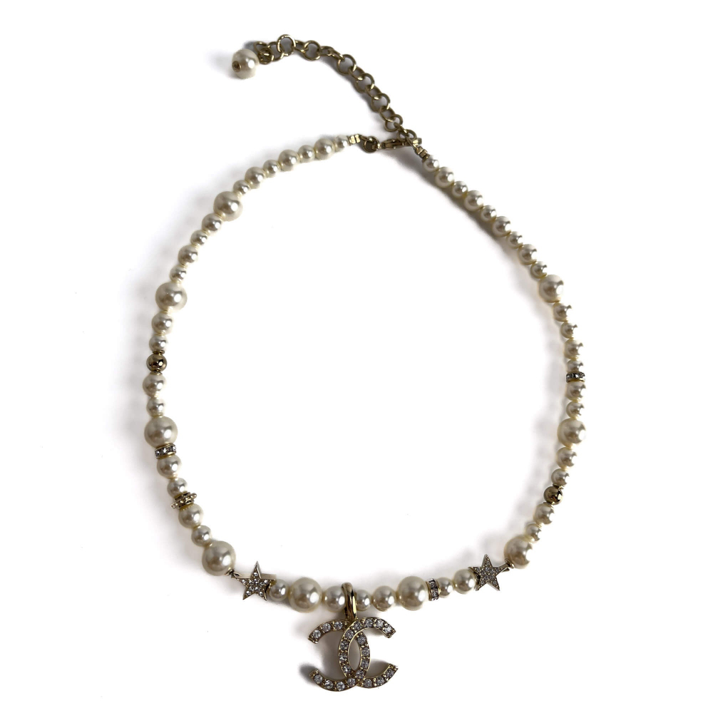 Chanel CC Metal Choker Gold