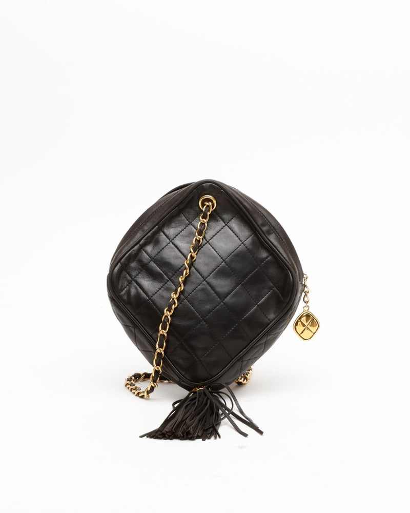 Chanel Classic Round Fringe Shoulder Bag