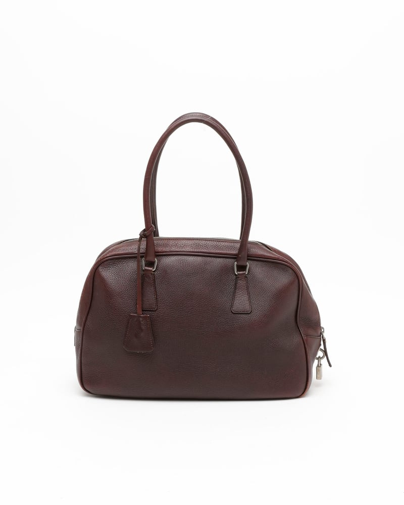 Prada Vitello Bowling Bag