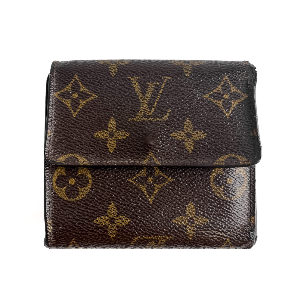 Louis Vuitton Vintage Canvas Folding Wallet Monogram