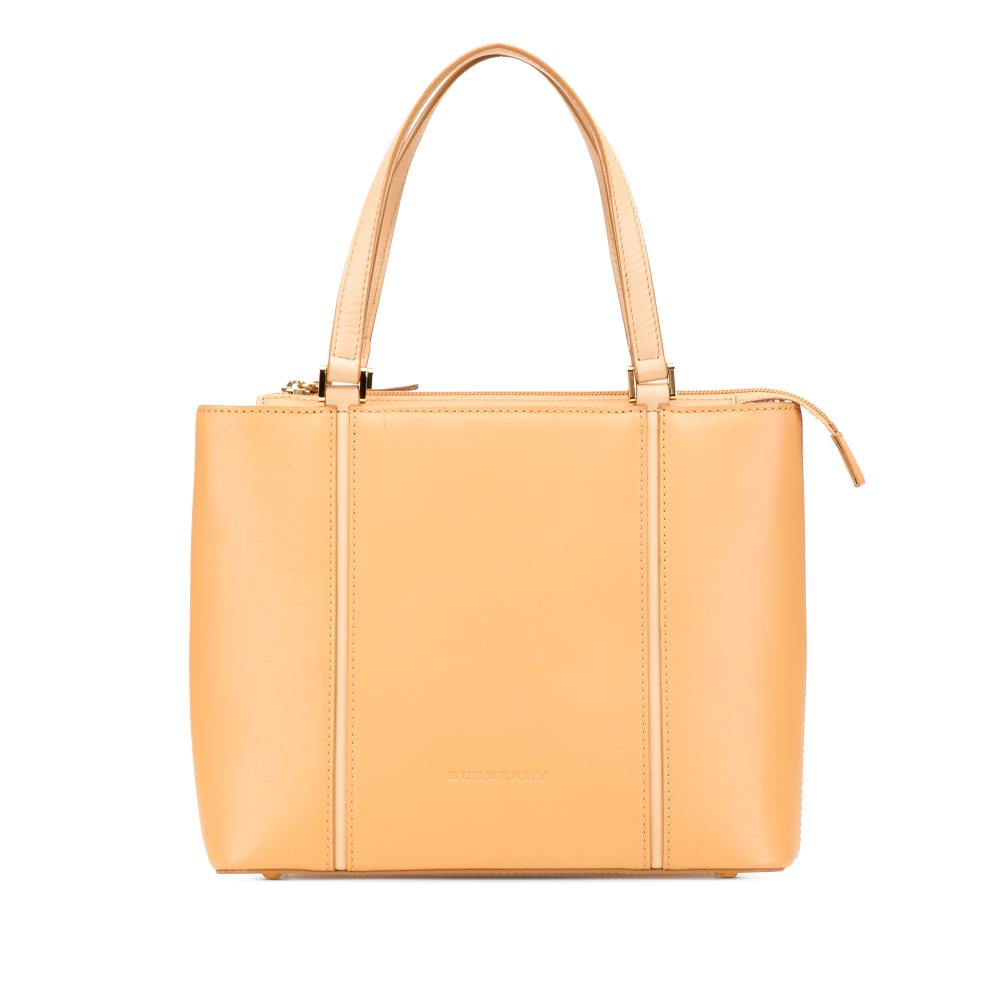 Burberry B Burberry Brown Caramel Calf Leather Tote United Kingdom