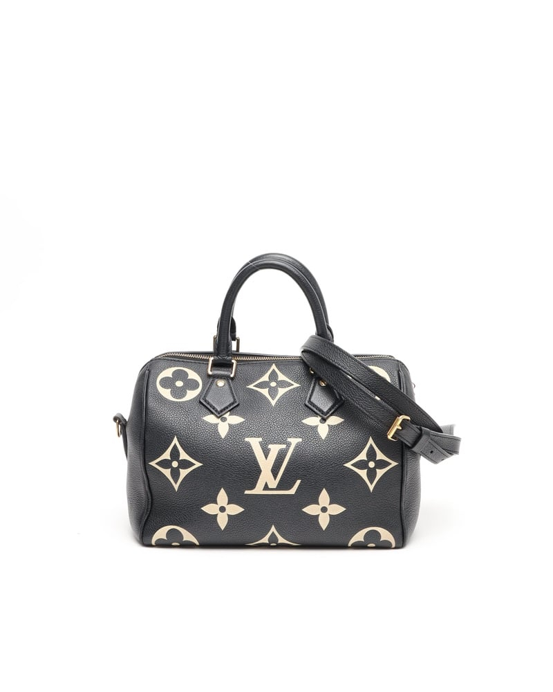 Louis Vuitton Monogram Empreinte Giant Speedy Bandoulière 25 Bag