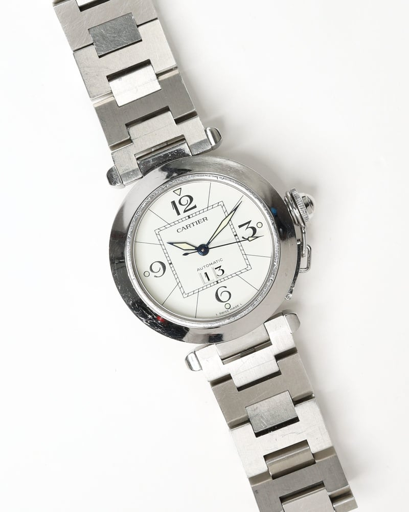 Cartier Pasha C Big Date 35mm Ref 2475 Full Set Watch