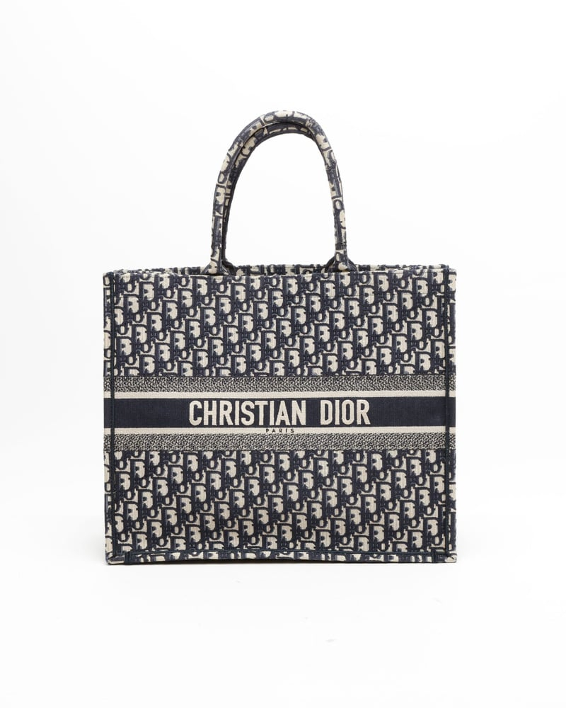 Christian Dior Medium Oblique Book Tote Bag