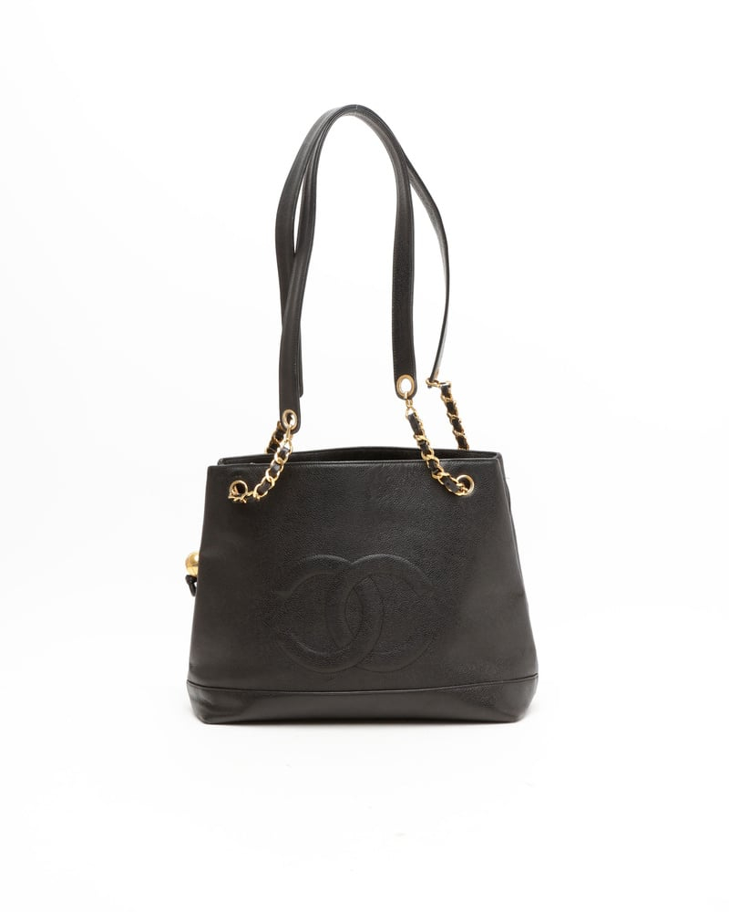 Chanel CC Caviar Chain Bag