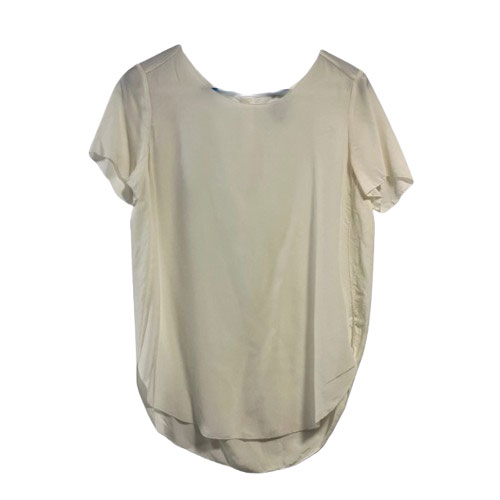 Joie Seiden-T-Shirt in Creme/Ecru