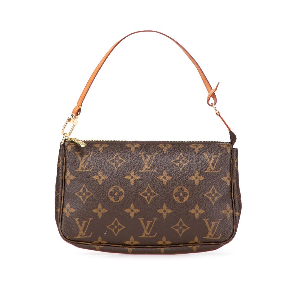 Louis Vuitton B Louis Vuitton Brown Monogram Canvas Fabric Monogram Pochette Accessoires France