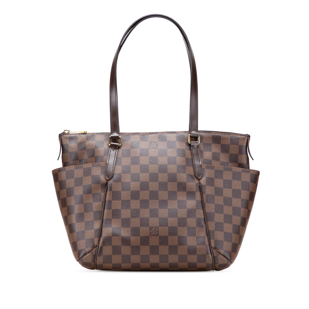 Louis Vuitton B Louis Vuitton Brown Damier Canvas Canvas Damier Ebene Totally PM France