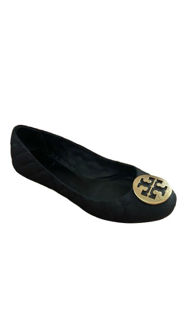 Tory Burch Schwarze Flats
