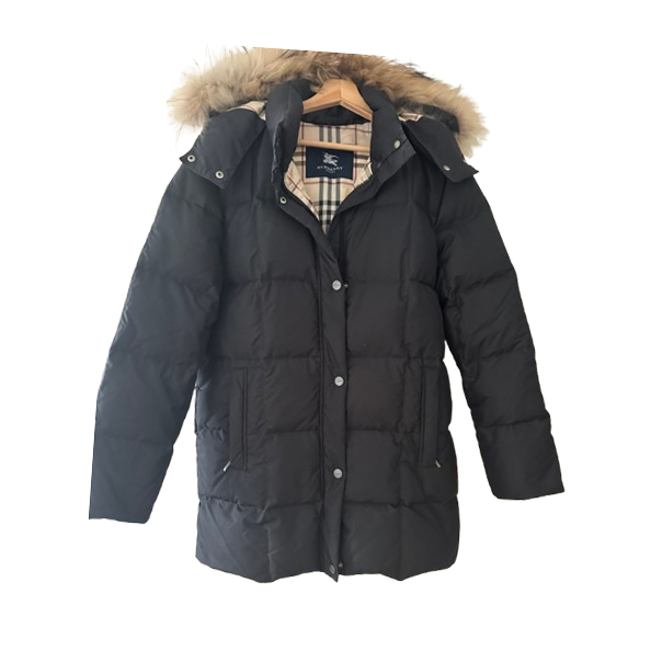 Burberry Down coat with fur collar