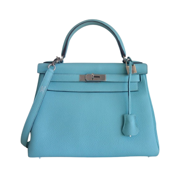 Hermès Hermes Kelly 28 bag Atoll blue