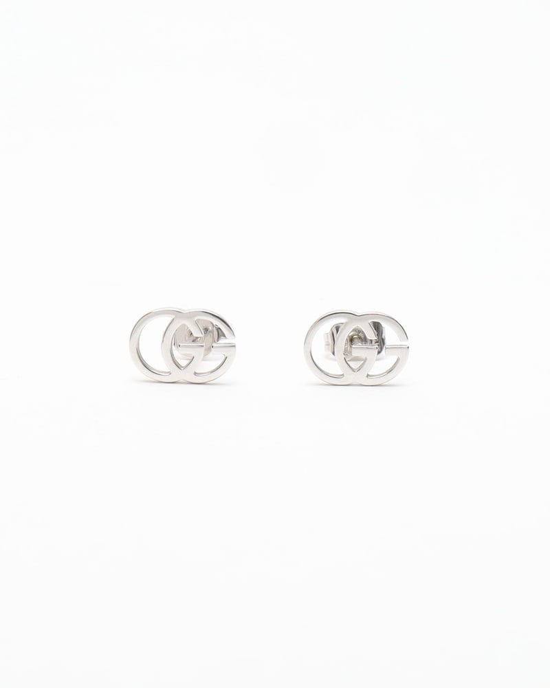 Gucci GG 18kt White Gold Earrings