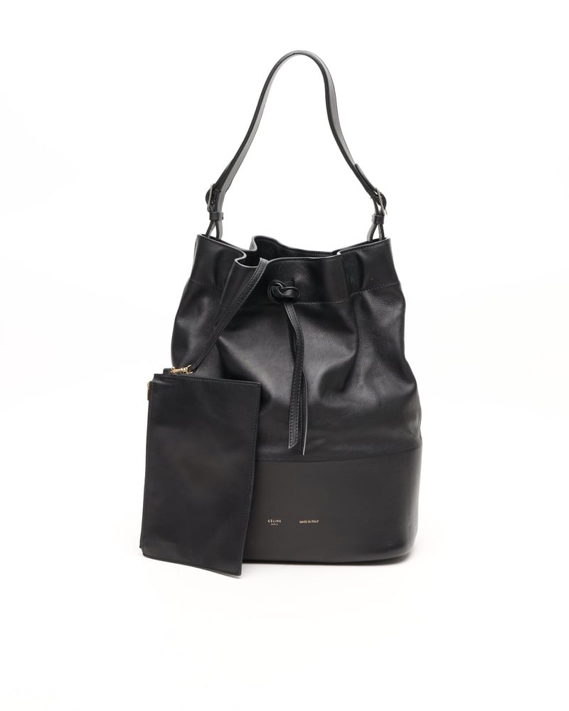Celine Céline Drawstring Bucket Bag