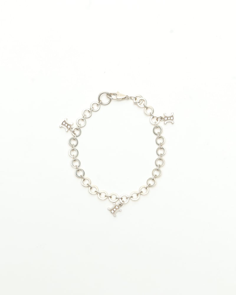 Celine Céline Mini Silver Triomphe Bracelet