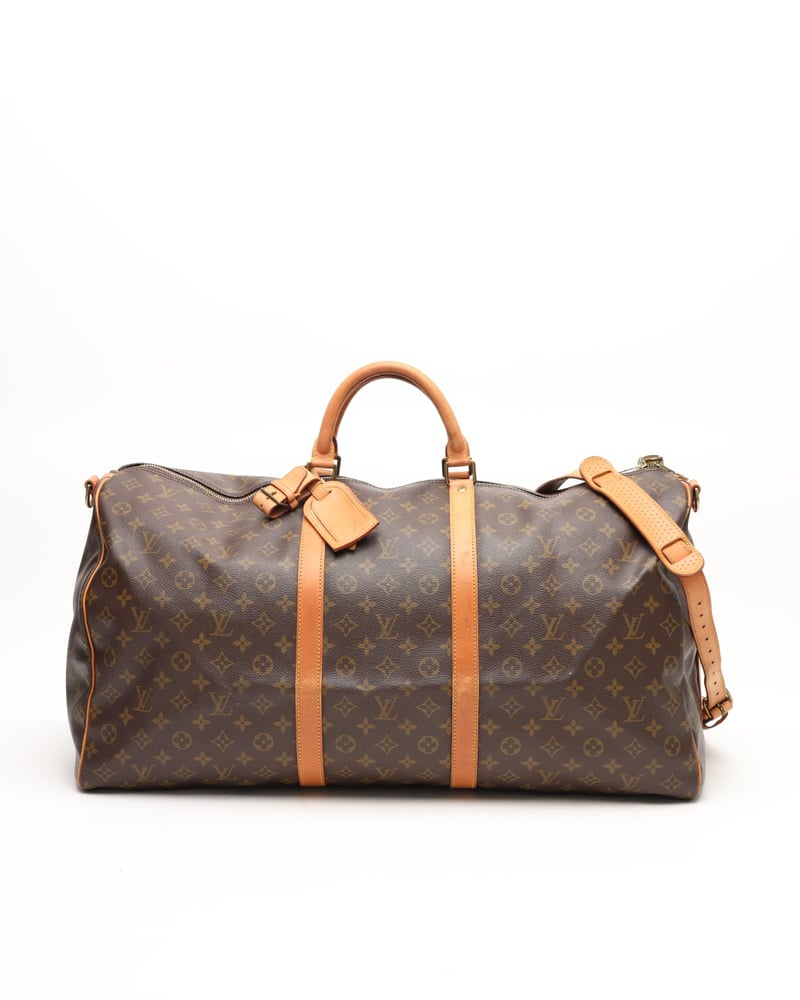 Louis Vuitton Monogram Keepall Bandouliére 60 Weekend Bag
