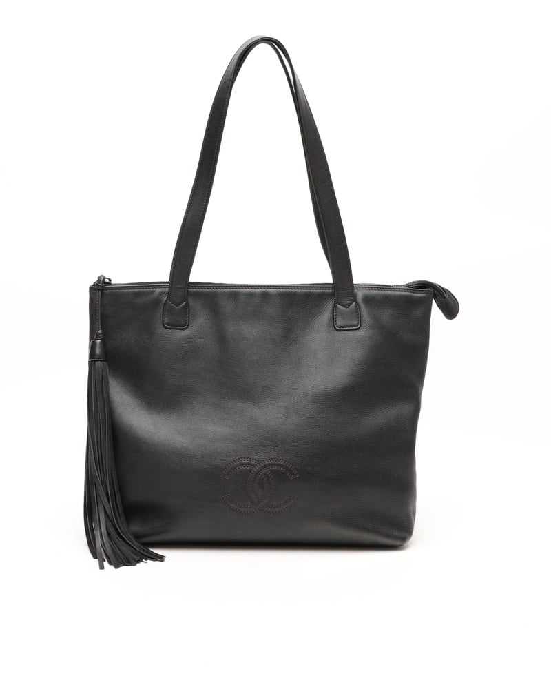 Chanel CC Tassel Tote Bag