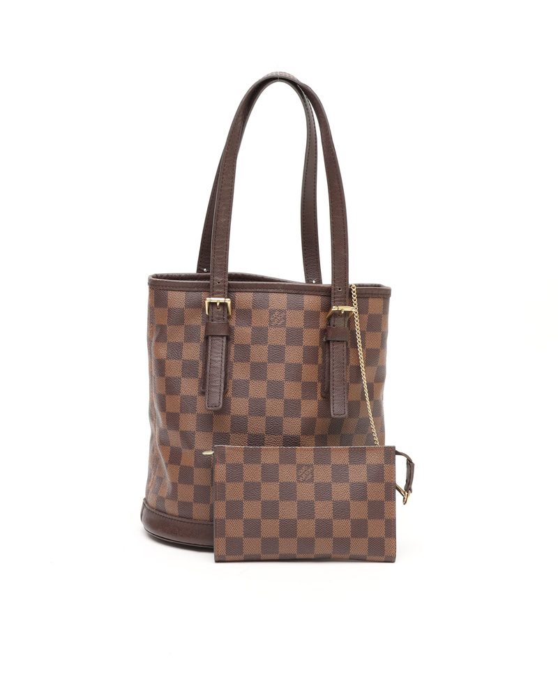 Louis Vuitton Damier Ebene Marais Bucket Bag