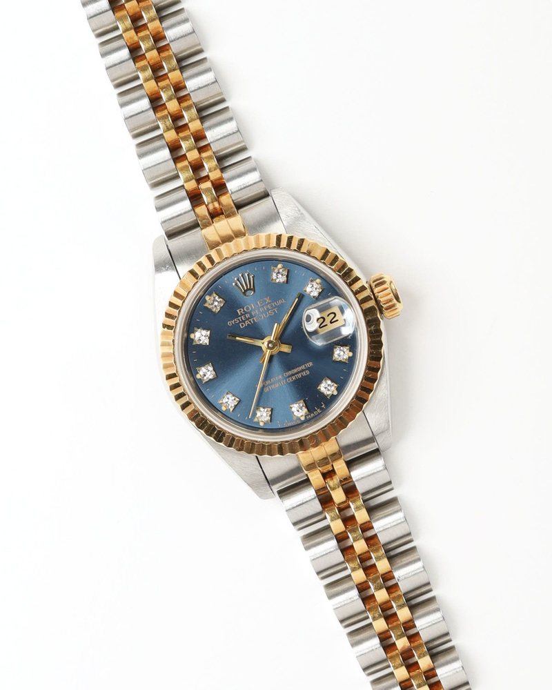 Rolex Lady-Datejust 26mm Ref 69173 Diamond Dial 1990 Watch