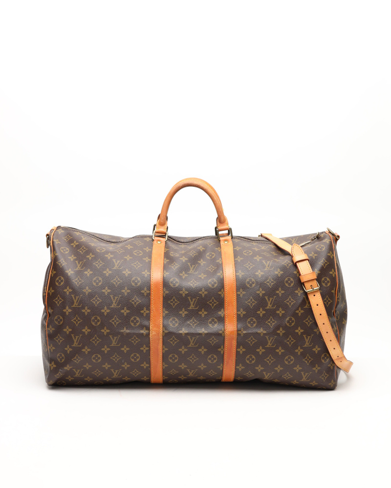 Louis Vuitton Monogram Keepall Bandouliére 60 Weekend Bag
