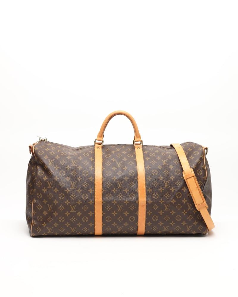 Louis Vuitton Monogram Keepall Bandoulière 60 Weekend Bag