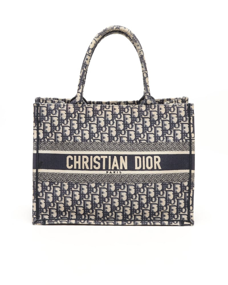 Christian Dior Medium Oblique Book Tote Bag