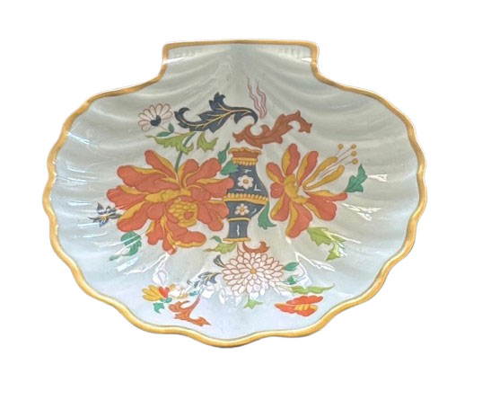 Limoges Shell Gilded Tray