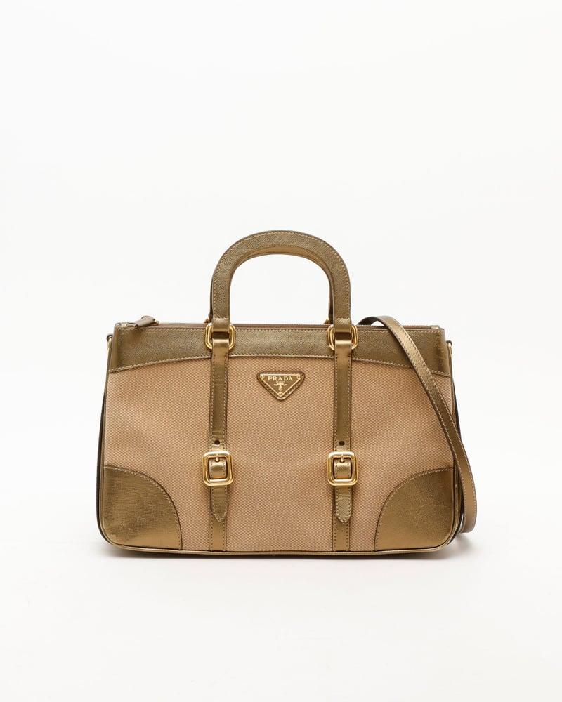 Prada Canvas Saffiano Bag