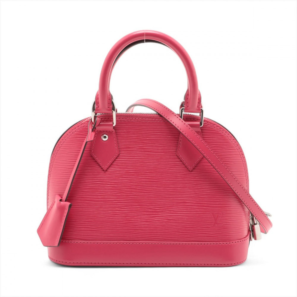 Louis Vuitton Alma BB Epi Leather Top-handle Handbag Pink