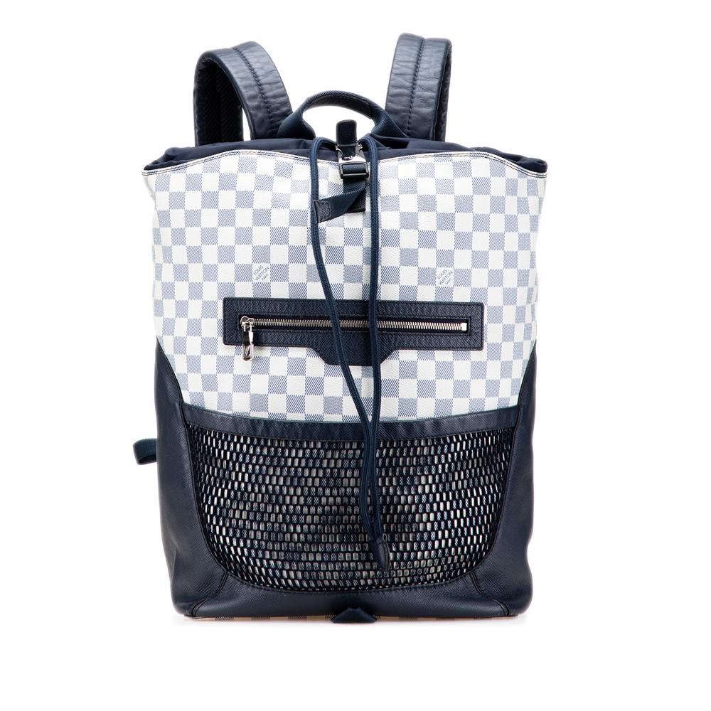 Louis Vuitton B Louis Vuitton White Damier Canvas Canvas Damier Azur Coastline Matchpoint France