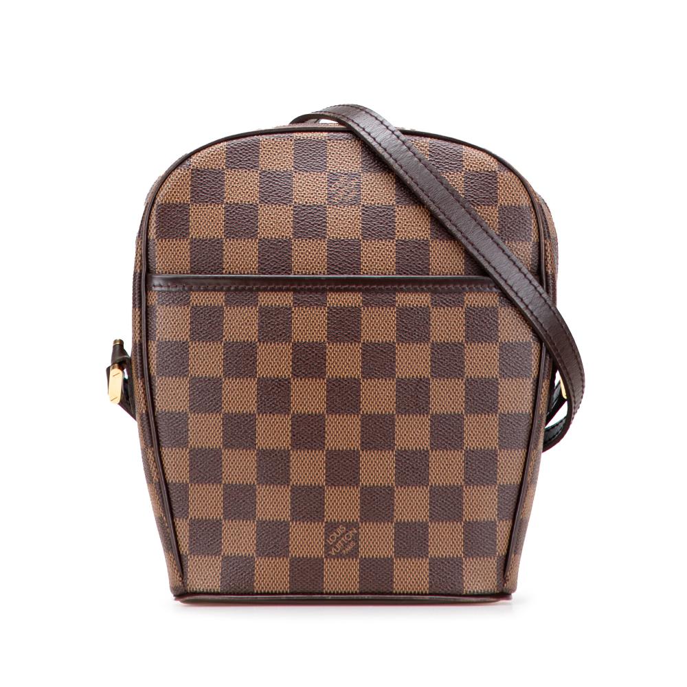 Louis Vuitton B Louis Vuitton Brown Damier Canvas Canvas Damier Ebene Ipanema PM France