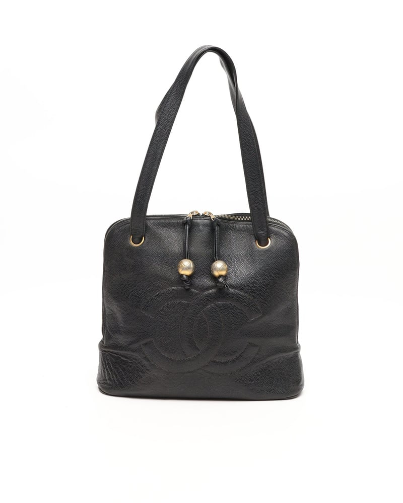 Chanel CC Caviar Tote Bag