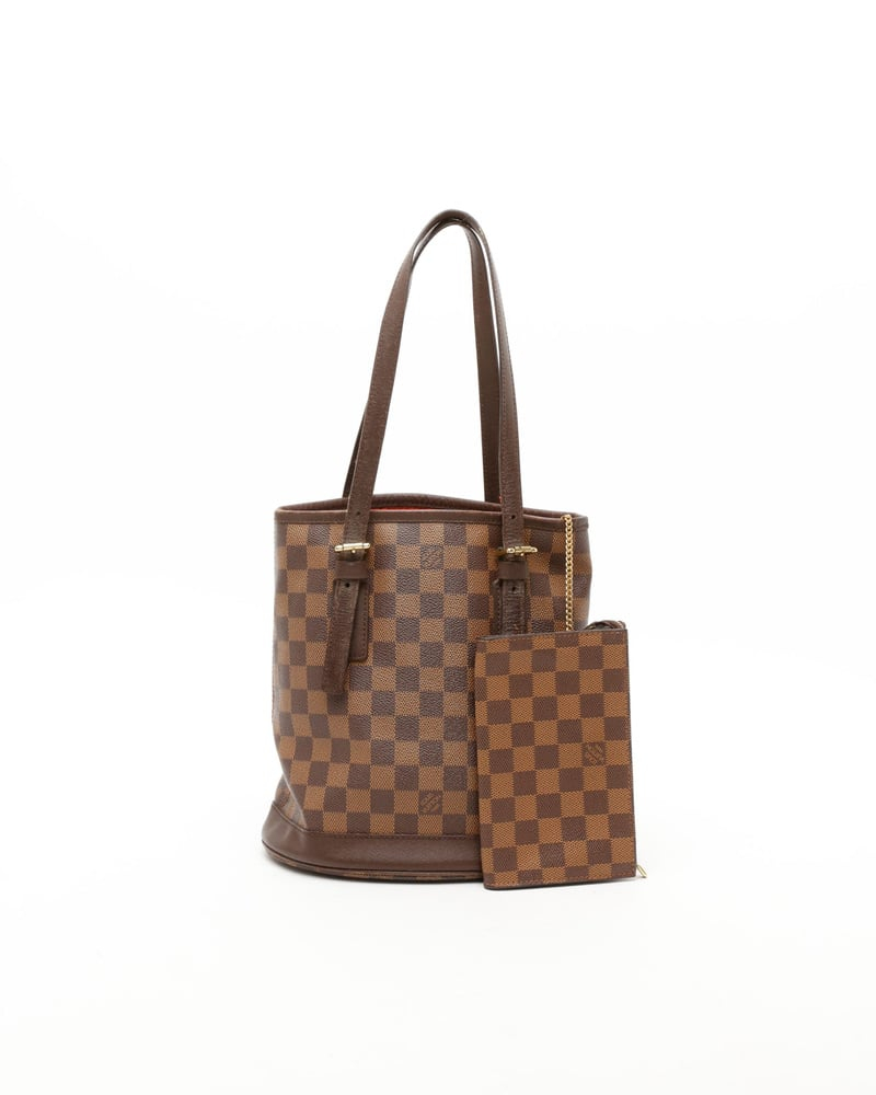 Louis Vuitton Damier Ebene Marais Bucket Bag