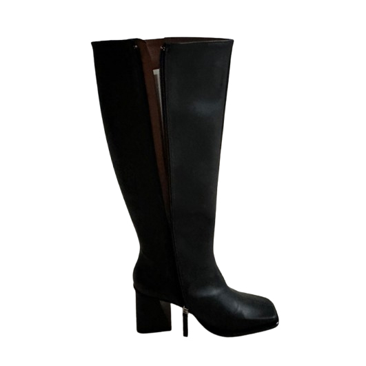 ALOHAS EAST BLACK LEATHER BOOTS