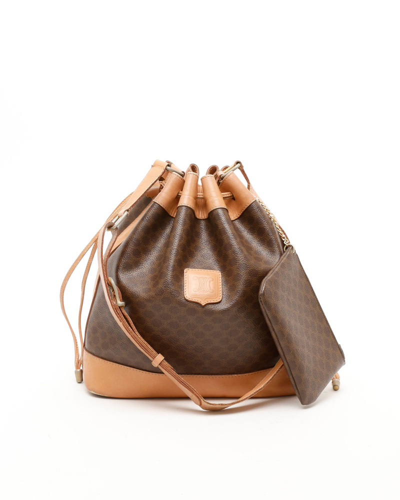Celine Céline Macadam Bucket Bag