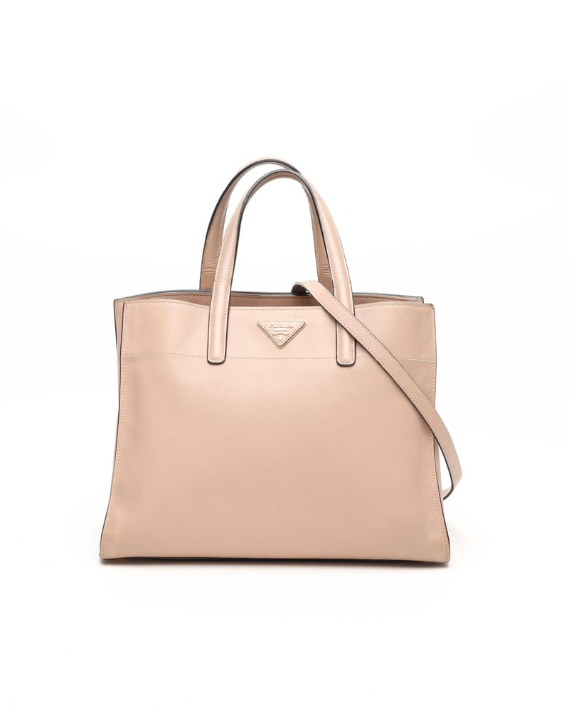 Prada Triple Pocket Saffiano Soft Bag