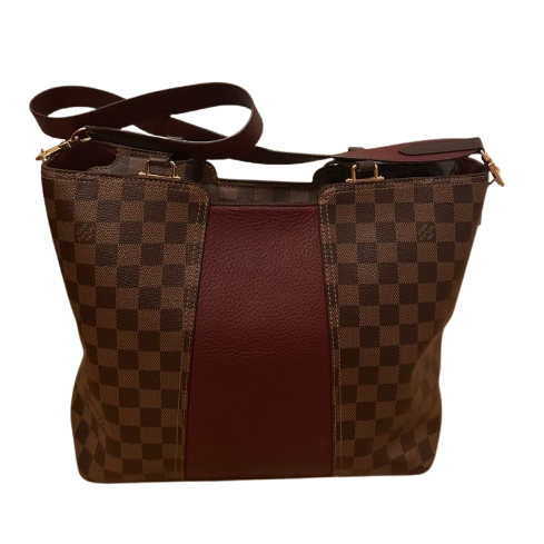 Louis Vuitton Tote Bag Damier Jersey Bordeaux