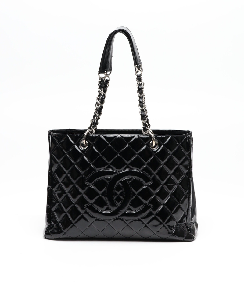 Chanel Patent (GST) Grand Shopping Tote Bag