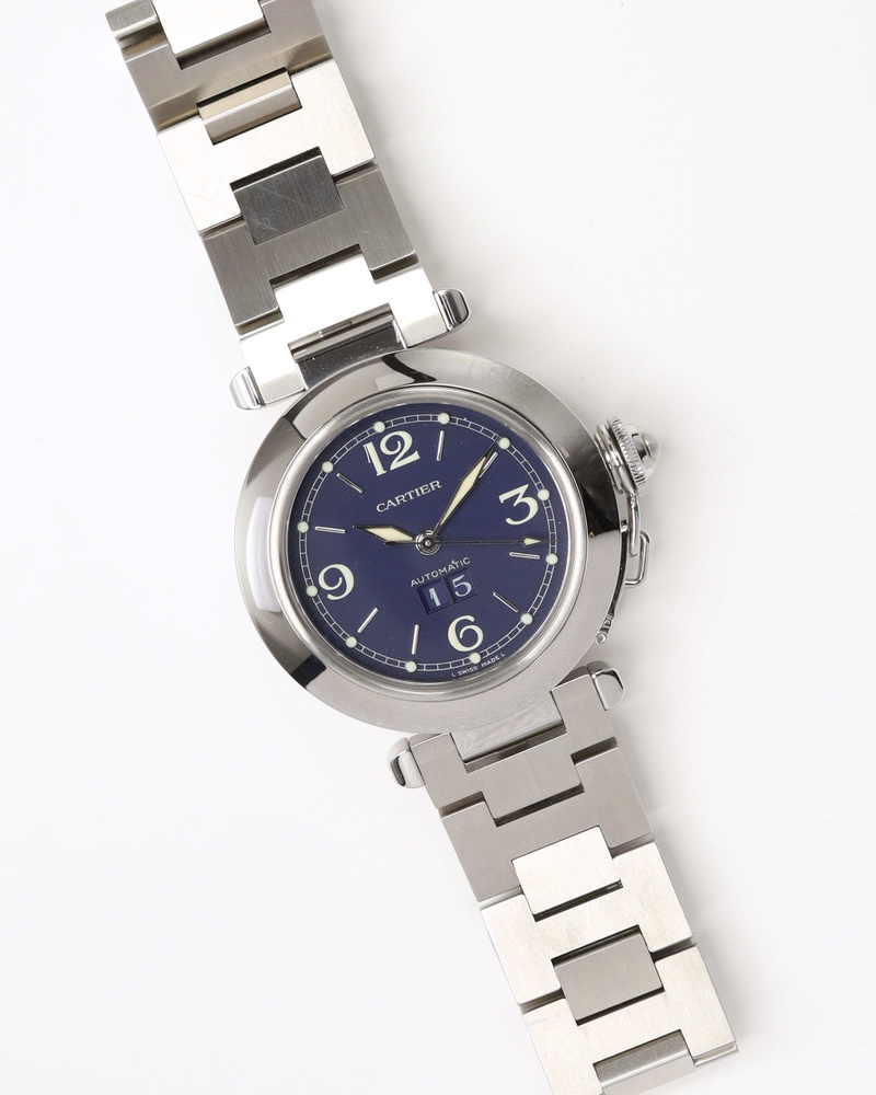 Cartier Pasha Big Date 35mm Ref 2475 Full Set Watch