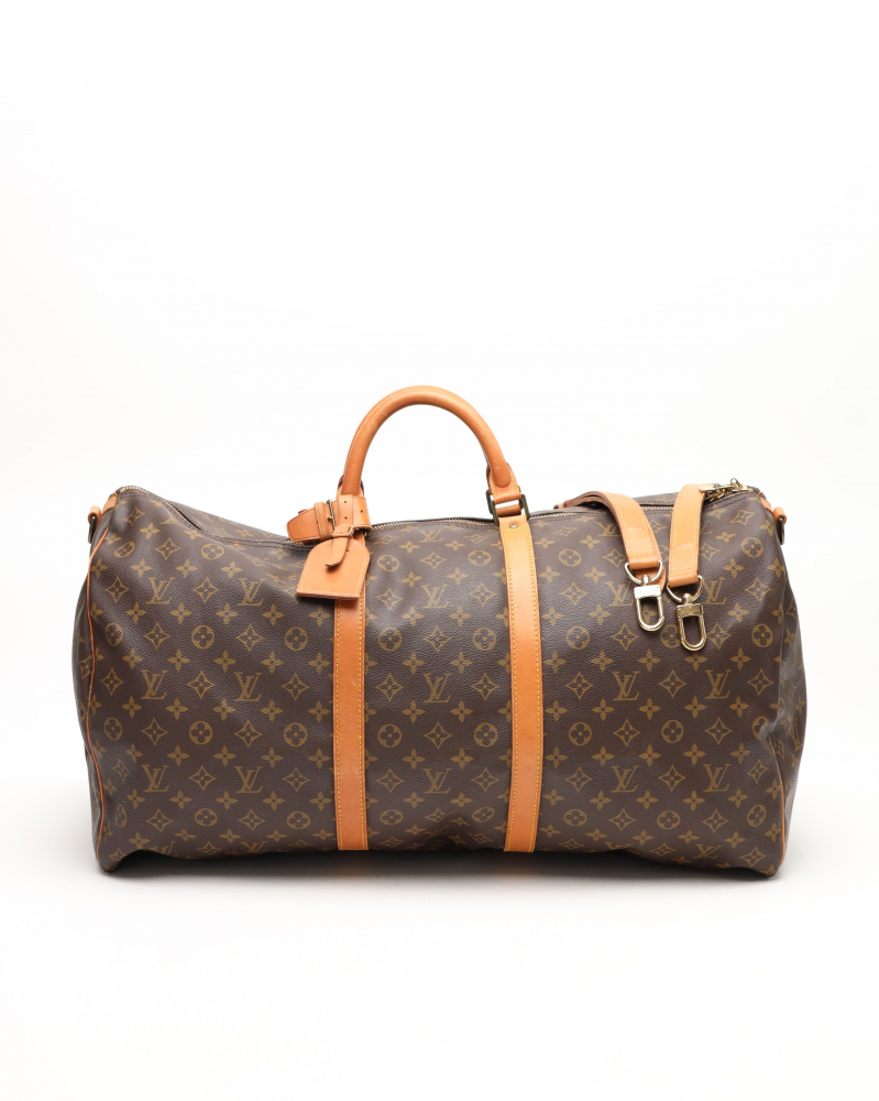 Louis Vuitton Monogram Keepall Bandoulière 60 Weekend Bag