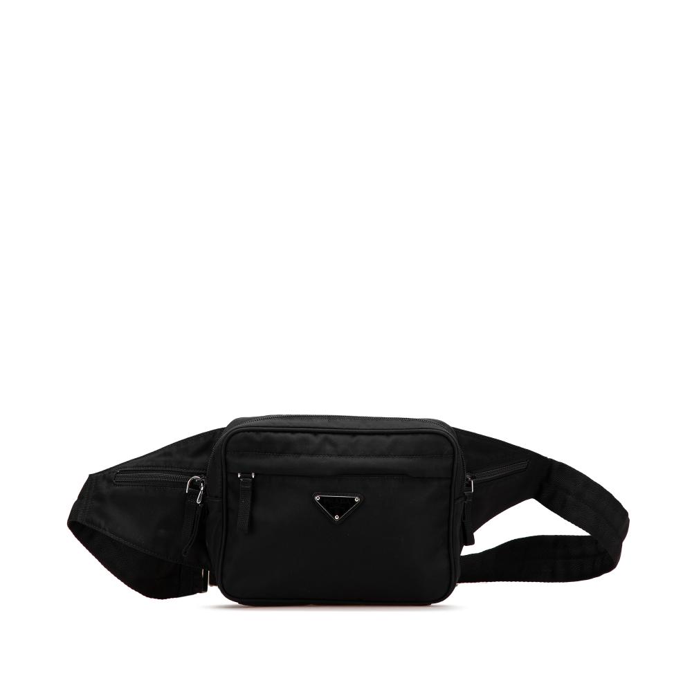 Prada B Prada Black Nylon Fabric Tessuto Belt Bag China