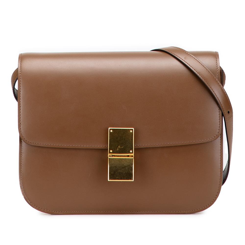 Celine B Celine Brown Calf Leather Medium skin Classic Box Italy